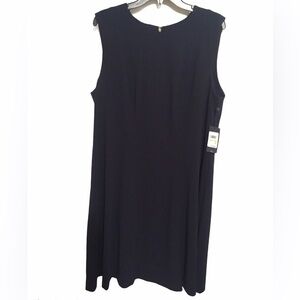 Tommy Hilfiger Navy Fit  & Flare Dress sz 18 W